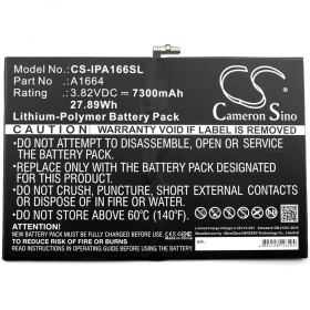 Apple iPad A1664 Pro 9.7 / iPad A1673 Pro 9.7 / iPad A1675 Pro 9.7 / iPad A1674 Pro 9.7 bateria, akumuliatorius (7306mAh)