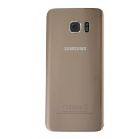 Samsung G935F Galaxy S7 Edge tampa traseira da bateria (dourado) (usado grade B Platinum, original)