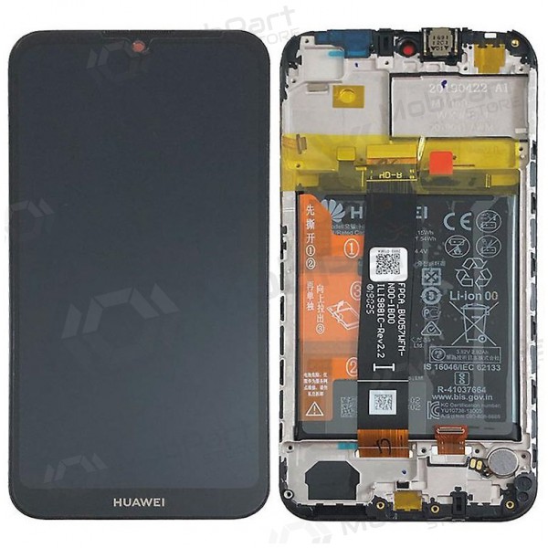 Huawei Y5 2019 ecrã (preto) (com moldura e bateria) (service pack) (original) Huawei Y5 2019 ecrã (preto) (com moldura e bateria) (service pack) (original)