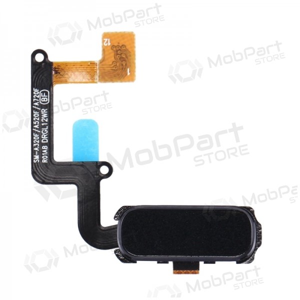 Samsung A320F Galaxy A3 (2017) / A520F Galaxy A5 (2017) / A720F Galaxy A7 (2017) Conector do botão HOME (preto) (original)