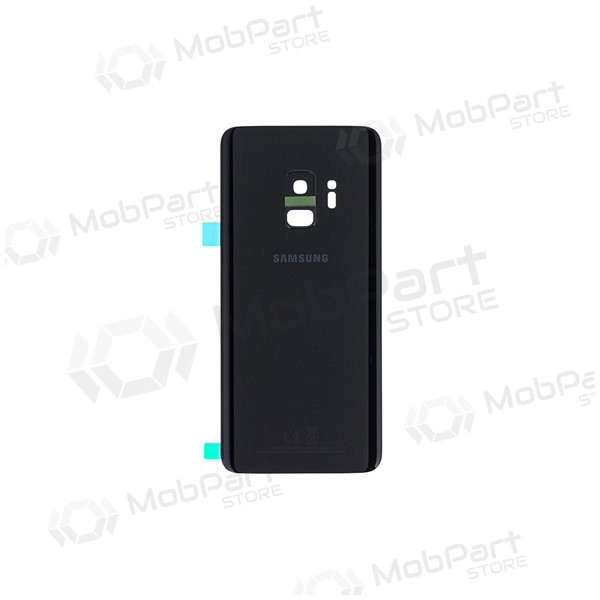 Samsung G960F Galaxy S9 tampa traseira da bateria preto (Midnight Black) (usado grade B, original)