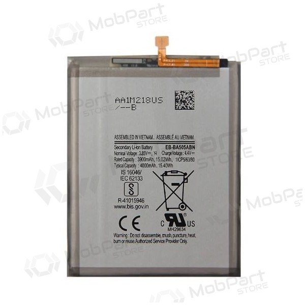 Samsung Galaxy A20 bateria, akumuliatorius (EB-BA205ABN) Samsung Galaxy A20 bateria, akumuliatorius (EB-BA205ABN)