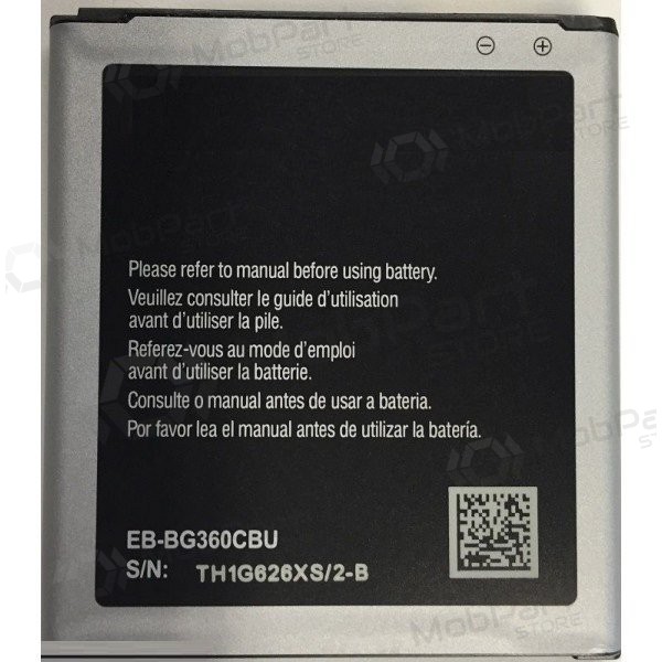 Samsung Galaxy J2, Core Prime bateria, akumuliatorius (BG360CBU) Samsung Galaxy J2, Core Prime bateria, akumuliatorius (BG360CBU)