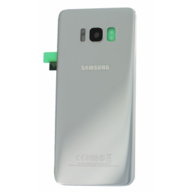 Samsung G950F Galaxy S8 tampa traseira da bateria prata (Arctic silver) (usado grade A, original)