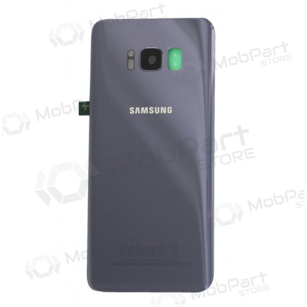 Samsung G950F Galaxy S8 tampa traseira da bateria violetinė (Orchid grey) (usado grade A, original)