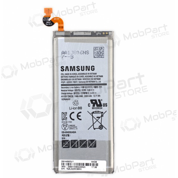 Samsung Galaxy Note 8 bateria, akumuliatorius (original) Samsung Galaxy Note 8 bateria, akumuliatorius (original)