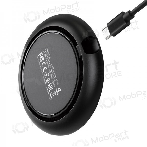 Carregador sem fio Borofone BQ6 QC3.0 (15W) (preto)