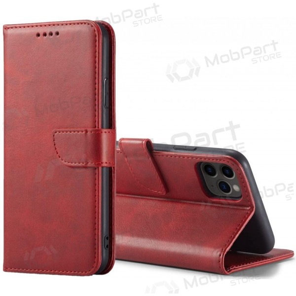 Samsung Galaxy A57 capa - Wallet Case (vermelha)