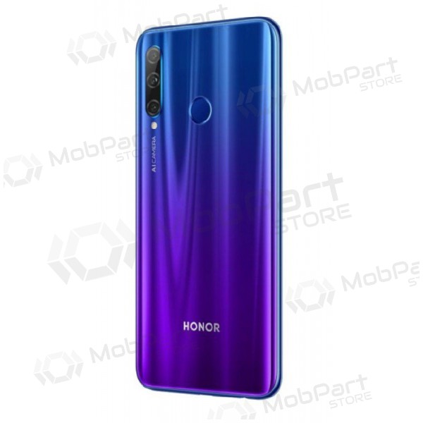Huawei Honor 20 Lite tampa traseira da bateria azul (Phantom Blue) (usado grade C, original)
