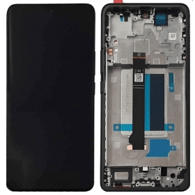 Xiaomi Redmi Note 13 Pro+ 5G ecrã (preto) (com moldura) (original)
