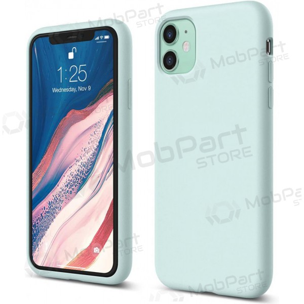 Capa para Apple iPhone 14 - Liquid Silicone (menta)