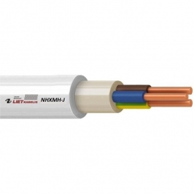 Cabo de força Lietkabelis NHXMH-J 3x1.5 mm² de cobre XLPE CPR Cca monolítico.