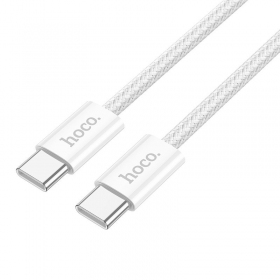 USB cabo Hoco X104 60W USB-C to USB-C 2.0m branco