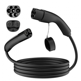 Elektromobilio cabo de carregamento Tesla NACS - Type 2, 32A, 7.2kW, 1-fazė, 5m