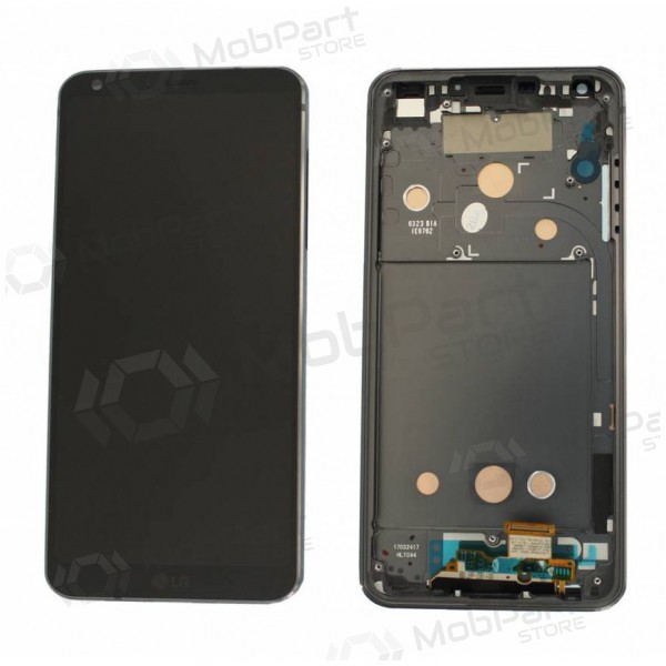LG H870 G6 ecrã (preto) (com moldura) (service pack) (original)