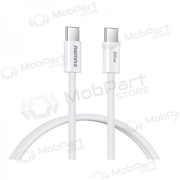 USB cabo Remax RC-C010 USB-C to USB-C 30W 1.0m branco