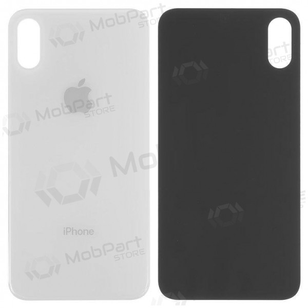 Capa traseira para Apple iPhone XS (prateada)