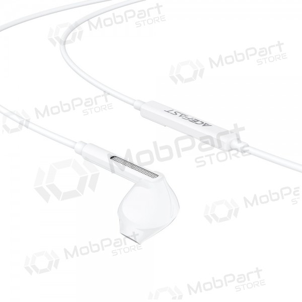 Fones de ouvido USB-C Acefast L13 brancos