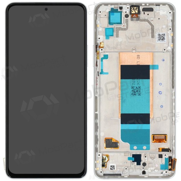 Xiaomi Poco F4 5G ecrã (prata) (com moldura) (original)