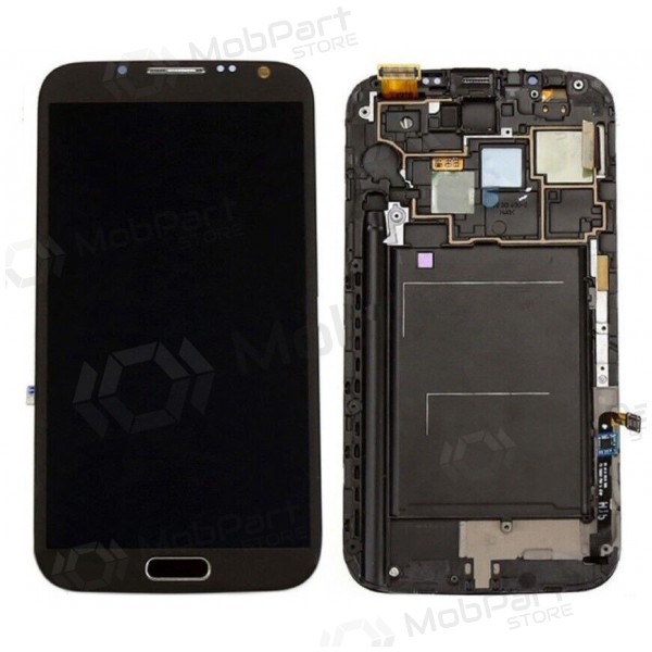 Samsung Galaxy Note 2 ecrã (cinza) (com moldura) (original) Samsung Galaxy Note 2 ecrã (cinza) (com moldura) (original)