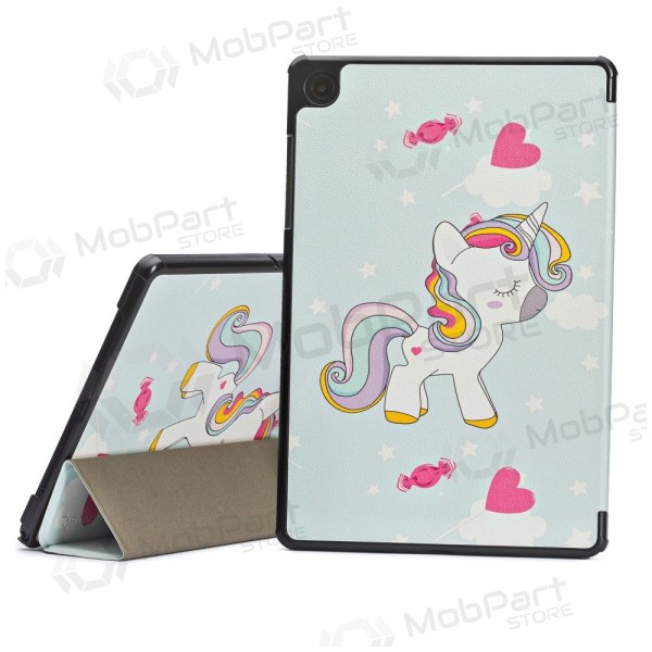 Capa Samsung Galaxy Tab A9+, Tab A11+ - Smart Leather (unicorn)
