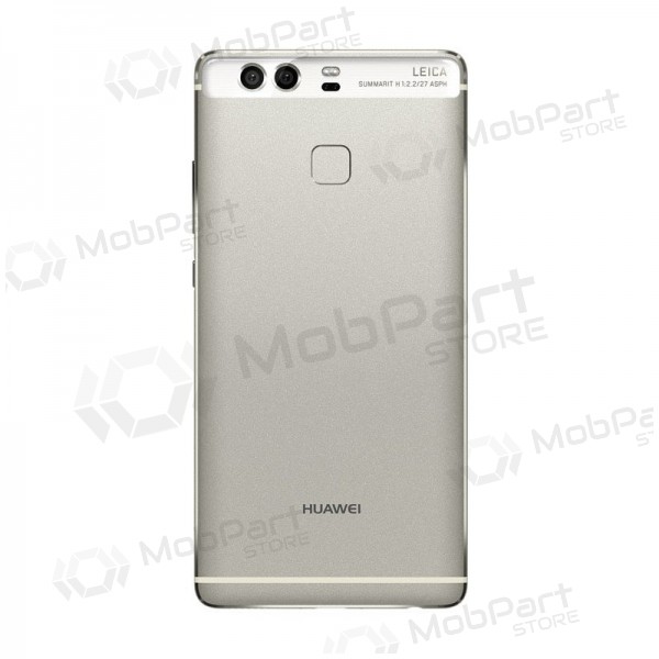 Huawei P9 tampa traseira da bateria prata (Mystic Silver) (usado grade B, original)