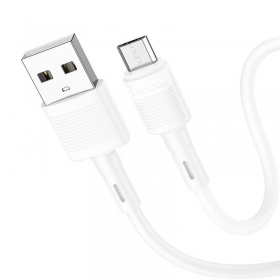 Cabo Micro USB Hoco X83 USB-A para Micro USB 1 m branco