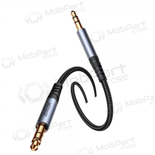 Audio cabo Joyroom SY-A08 3,5mm to 3,5mm 1.2m preto