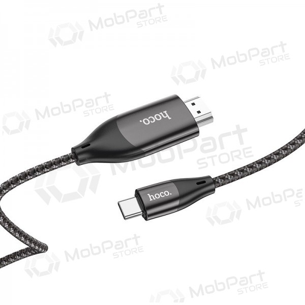 Cabo Hoco UA16 Type-C to HDMI 2.0m cinza