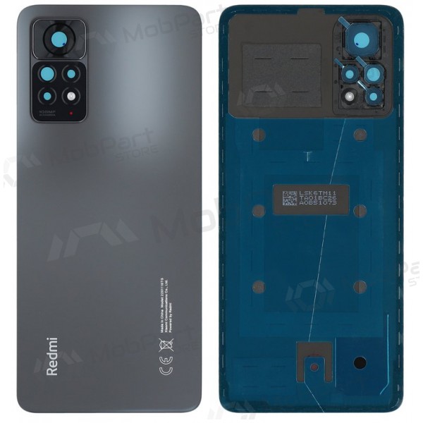 Xiaomi Redmi Note 11 Pro tampa traseira da bateria (cinza) (original) (service pack)