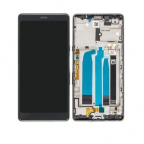 Sony i3312 / i4312 L3 2019 ecrã (preto) (com moldura) (usado grade A, original)