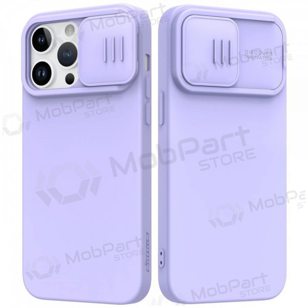 Capa para Apple iPhone 14 - Nillkin Silicone (violeta claro)