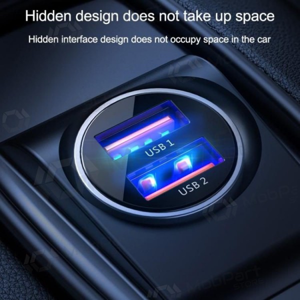 Carregador automobilinis Joyroom C-A09 2xUSB (SCP, PD, AFC) 3.0 30W (preto)