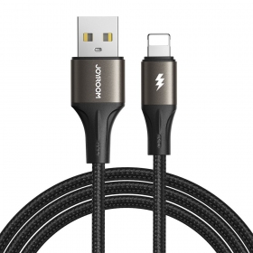 USB cabo Joyroom SA25-AL3 USB to Lightning 3A 1.2m preto