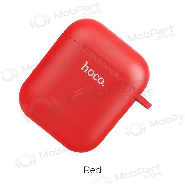 Sem fio carregador HOCO CW22 Airpods (vermelho)