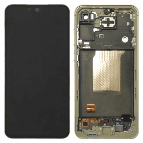Samsung Galaxy A55 ecrã (Awesome Lemon) (com moldura) (original)