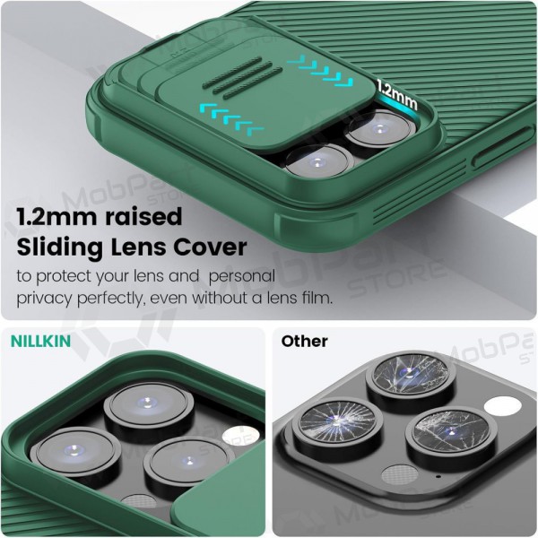 Apple iPhone 14 capa „Nillkin CamShield Pro“ (verde)