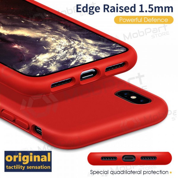 Capa para Apple iPhone X / XS - Liquid Silicone 2.0mm (vermelha)