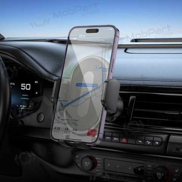 Suporte automotivo para telefone Borofone BH133 para grelha de ventilação 60–90 mm