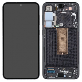 Samsung Galaxy S23+ ecrã (preto) (com moldura) (original)
