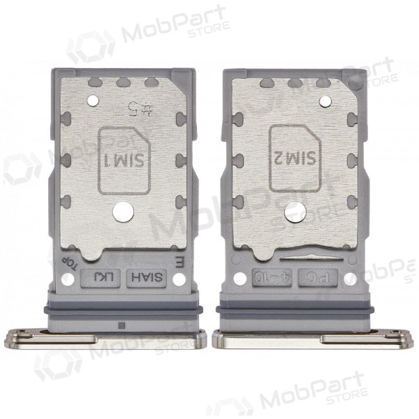 Suporte de cartão SIM Samsung Galaxy S23 Ultra (creme) (original)