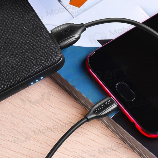 Cabo Micro USB Borofone BX19 USB-A para Micro USB 1 m preto