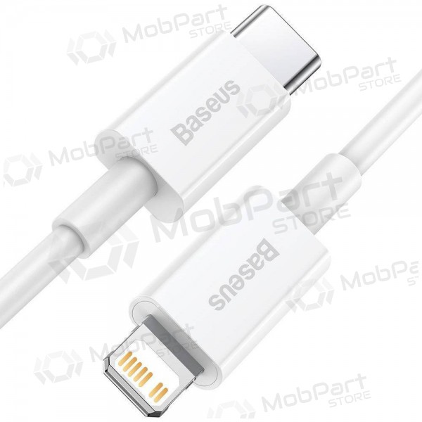 Cabo Baseus Superior Type-C - Lightning PD 20W 0.25m (branco) CATLYS-02