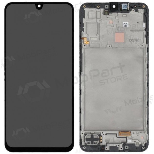 Tela Samsung Galaxy A17 4G (preta) (com moldura) (original)