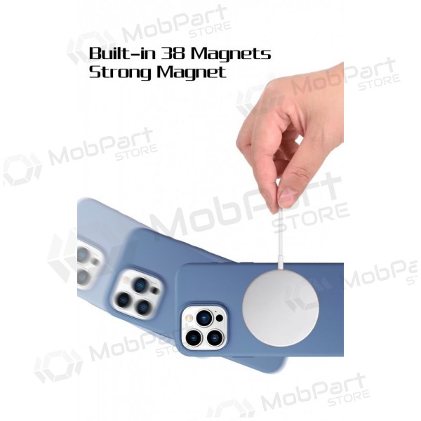 Capa HDD Silicone MagSafe Case Apple iPhone 14 preto