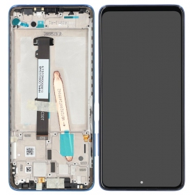 Xiaomi Poco X3 Pro / X3 / X3 NFC ecrã (azul) (com moldura) (Premium)