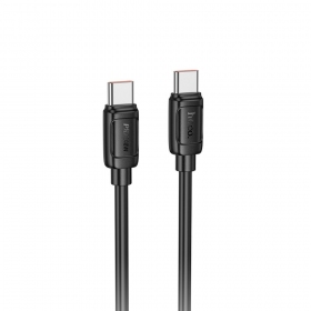Cabo USB-C Hoco X115 USB-C para USB-C 1 m 240 W preto