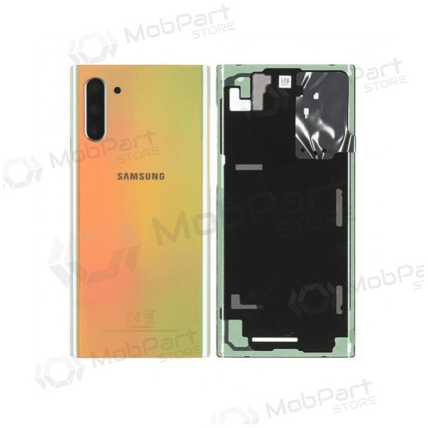 Samsung N970F Galaxy Note 10 tampa traseira da bateria (Aura Glow) (usado grade A, original)