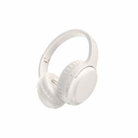 Fones de ouvido sem fio com microfone Dudao X22Pro Bluetooth USB-C brancos