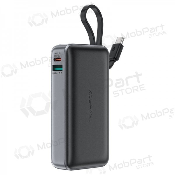 Bateria externa Power Bank Acefast M7-10000 PD30W With Cable 10000mAh preto
